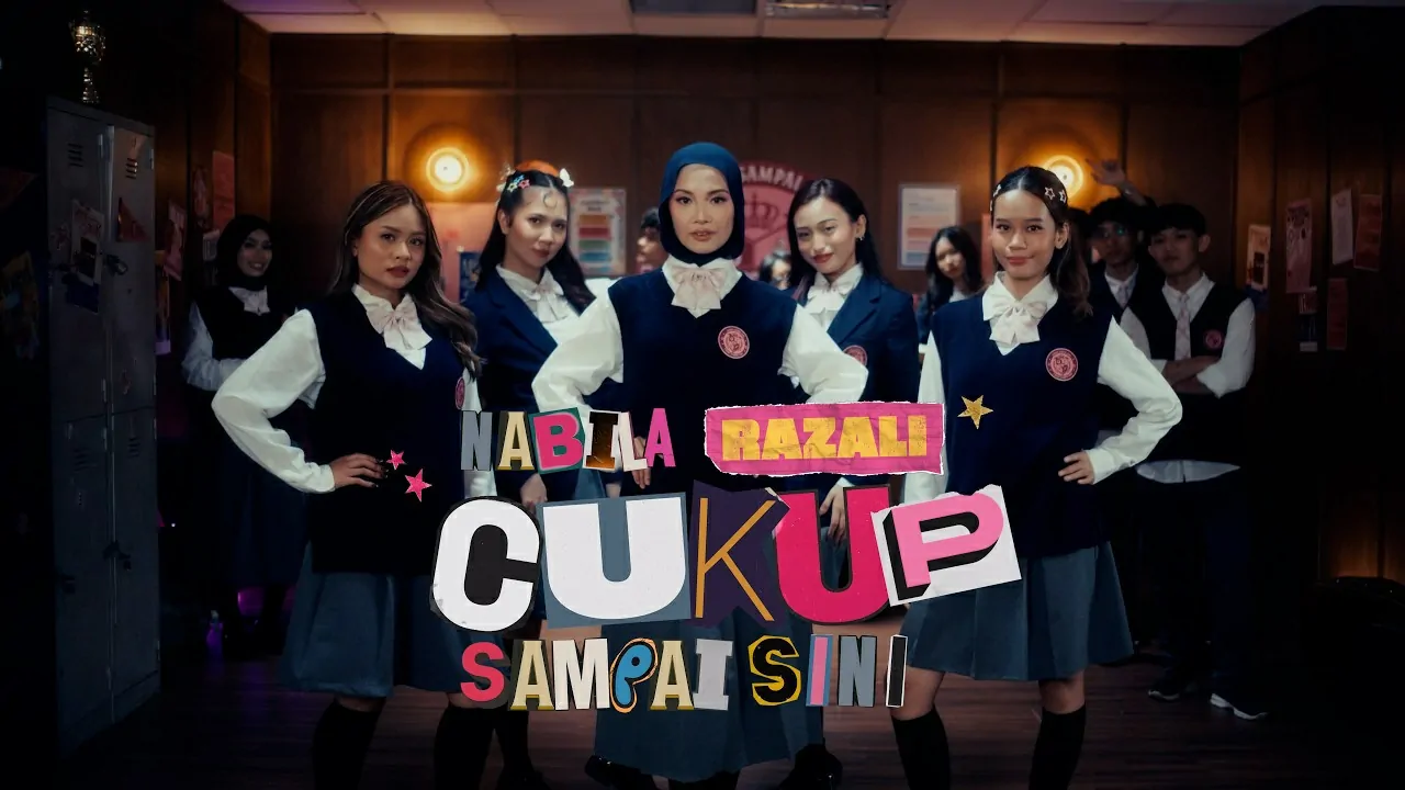 lirik lagu cukup sampai sini nabila razali